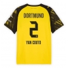 Koszulka piłkarska Borussia Dortmund Yan Couto #2 Strój Domowy 2025-26 tanio Krótki Rękaw